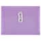 JAM Paper 5.5" x 7.5" Lilac Plastic Button & String Tie Closure Booklet Envelopes, 12ct.